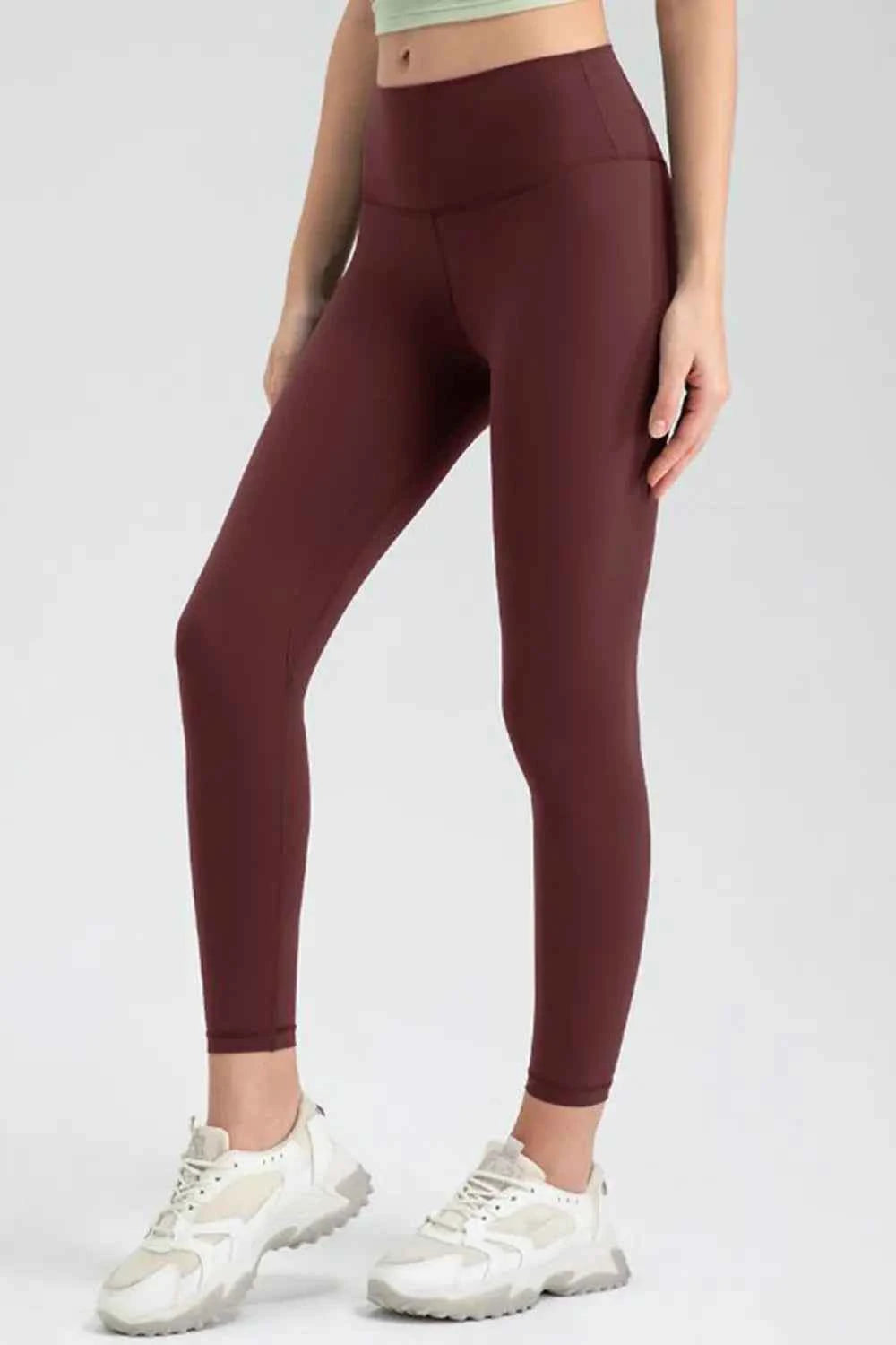 Wide Waistband Slim Fit Active Leggings