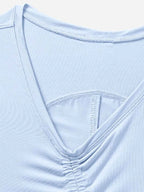 Millennia Drawstring Ruched Wide Strap Active Tank