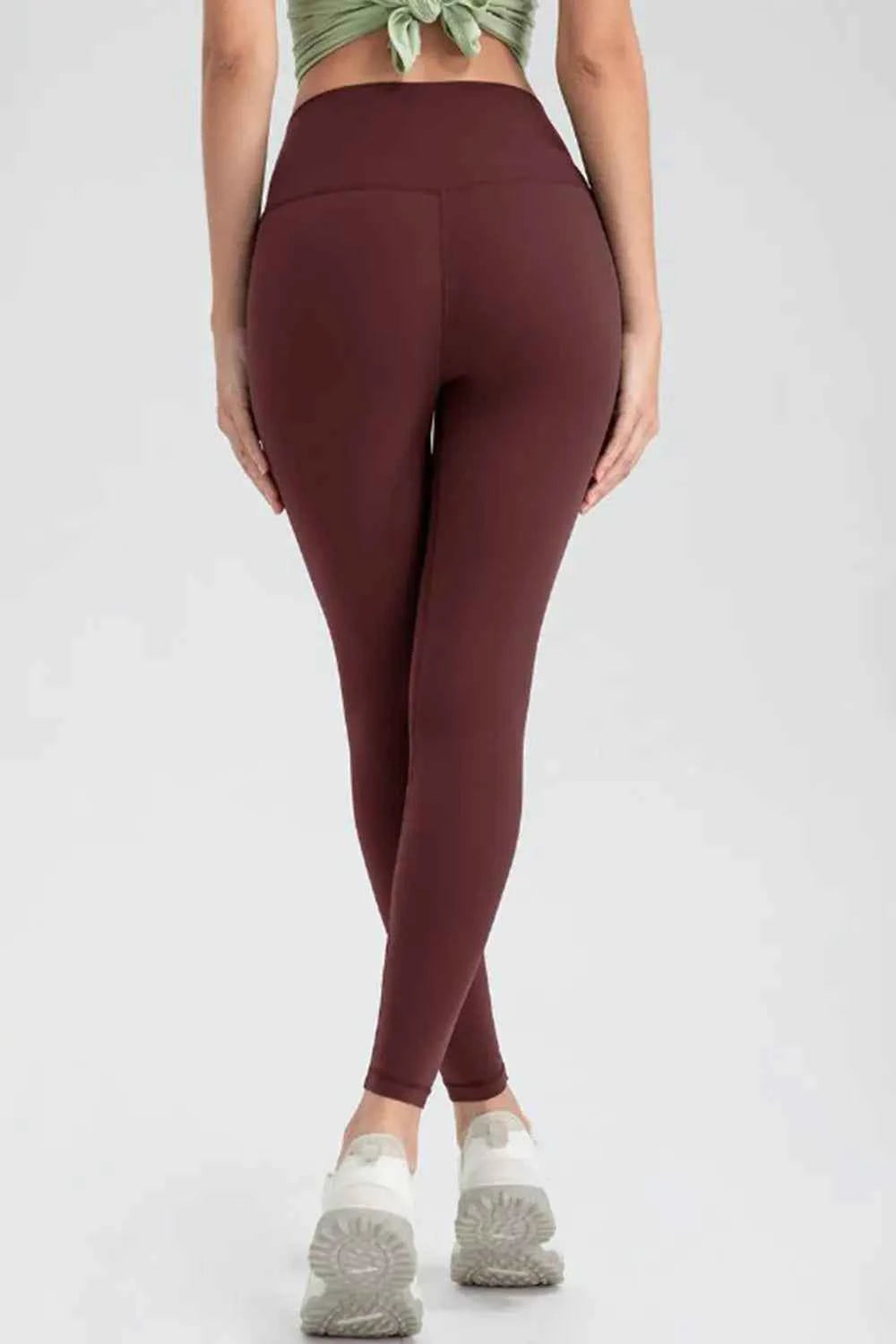 Wide Waistband Slim Fit Active Leggings