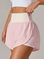 Pocketed High Waist Active Shorts