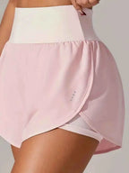 Pocketed High Waist Active Shorts